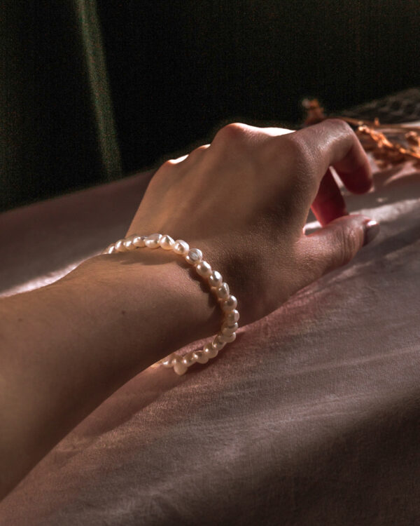 bransoletka z pereł barokowych