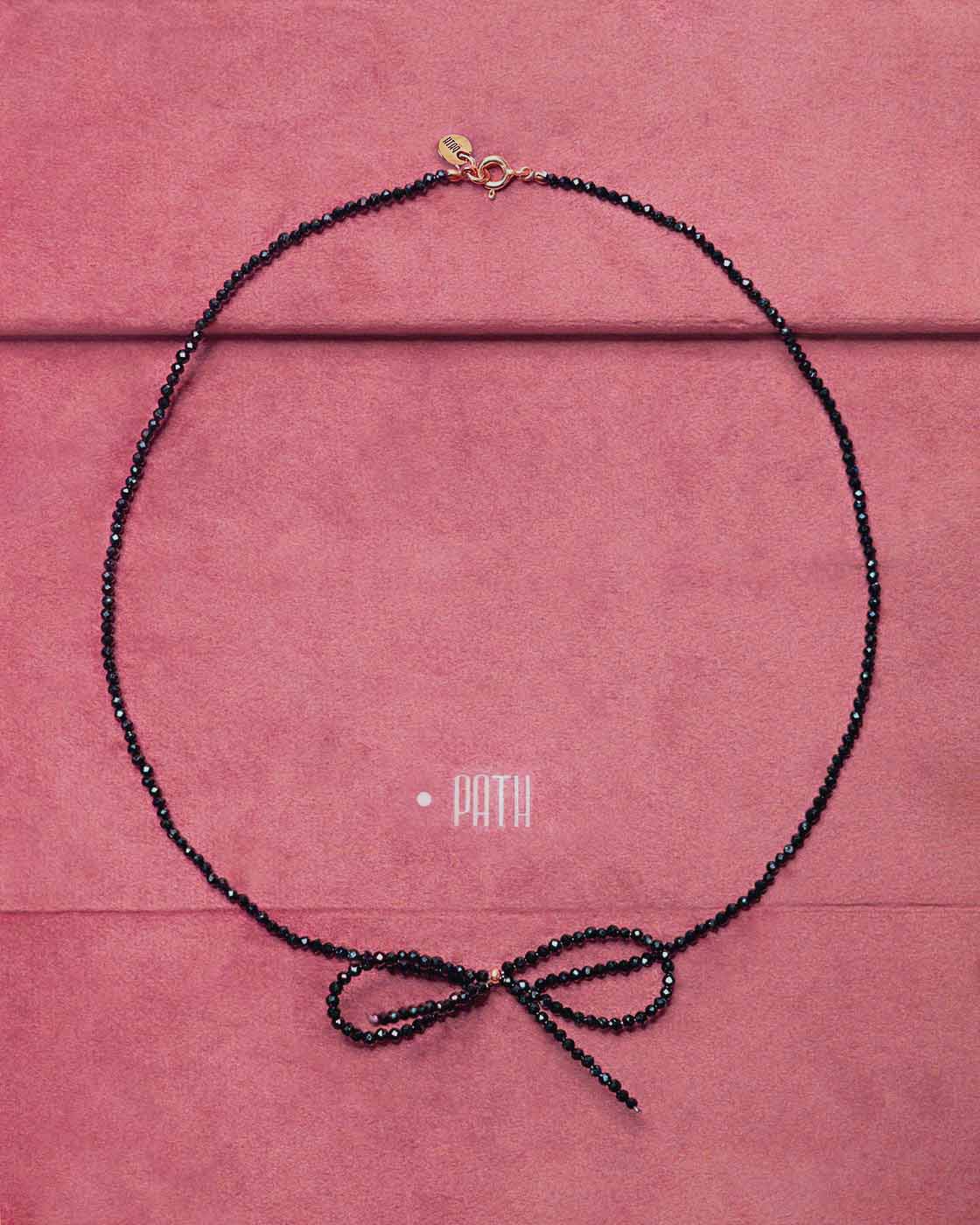 #Wybierz Kamień | Naszyjnik z kokardką ۶ৎ - obrazek 5