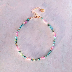 bransoletka z naturalnych turmalinów kamień ochronny