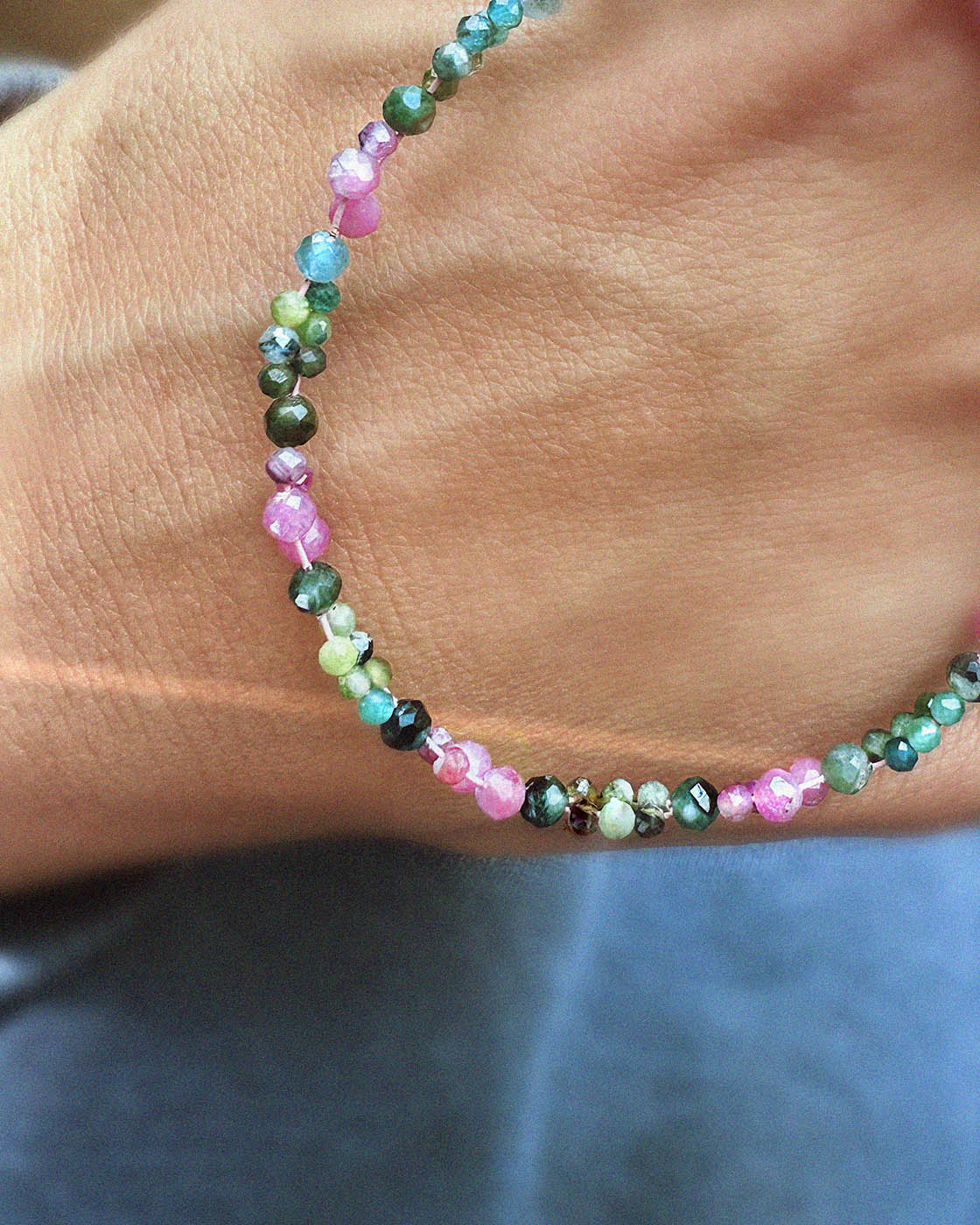 Turmalin | Bransoletka pleciona FLORA - obrazek 2